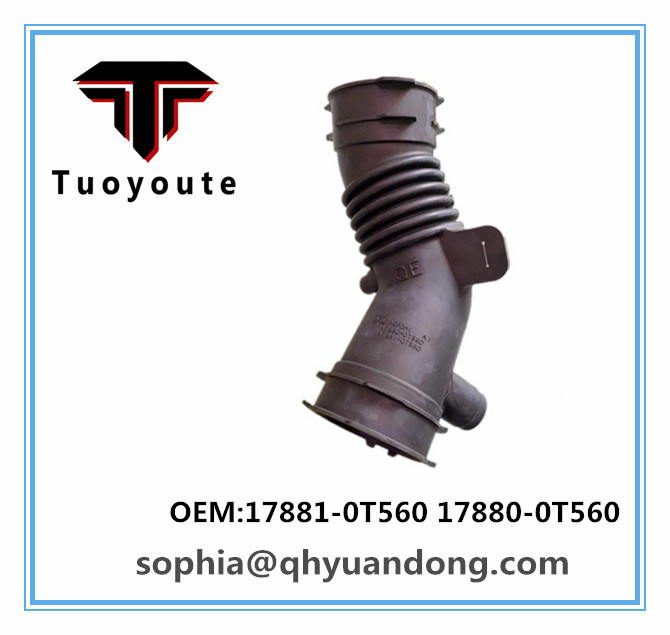 AIR INTAKE HOSE TOYOTA OEM:17881-0T560 17880-0T560