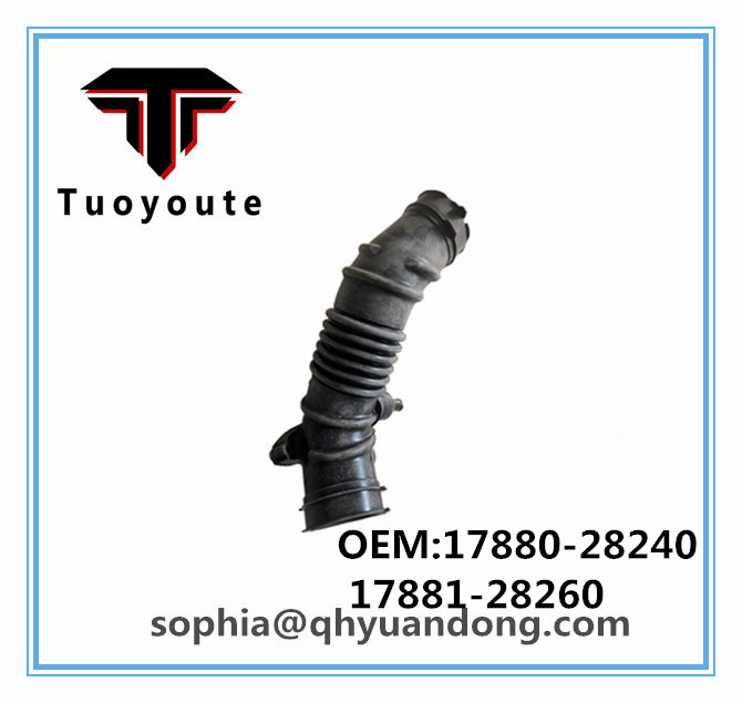 AIR INTAKE HOSE TOYOTA OEM：17880-28240 17881-28260