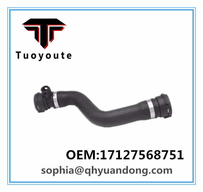 RADIATOR HOSE BMW OEM:17127568751