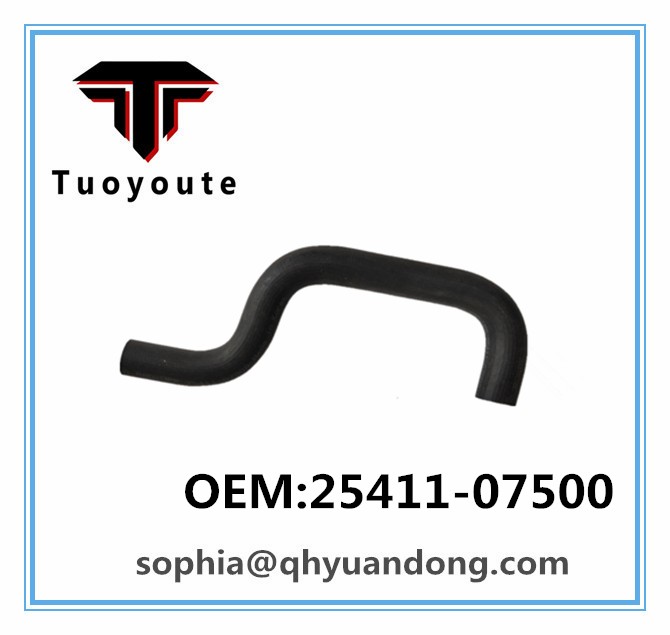 RADIATOR HOSE HYUNDAI KIA OEM:25411-07500