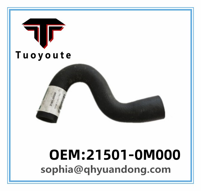 RADIATOR HOSE NISSAN OEM;21501-0M000