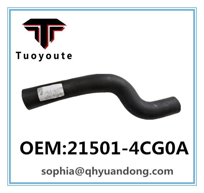 RADIATOR HOSE NISSAN OEM:21501-4CG0A