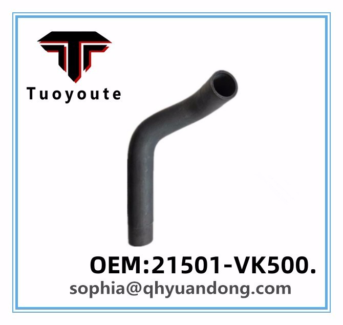 RADIATOR HOSE NISSAN OEM:21501-VK500.