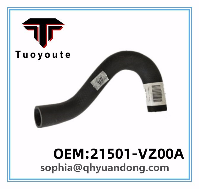 RADIATOR HOSE NISSAN OEM:21501-VZ00A