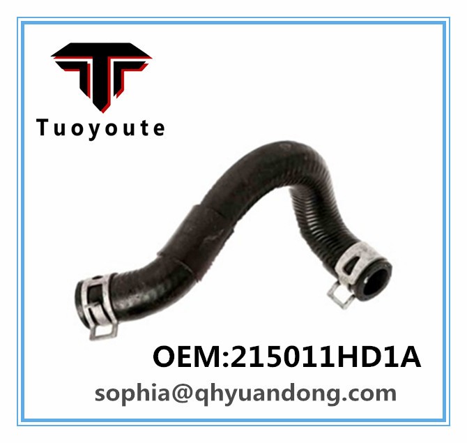 RADIATOR HOSE NISSAN OEM:215011HD1A