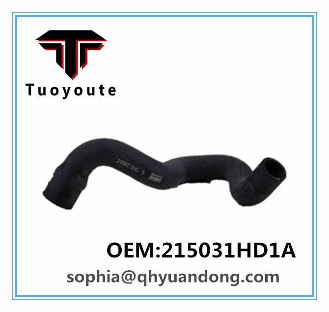 RADIATOR HOSE NISSAN OEM:215031HD1A