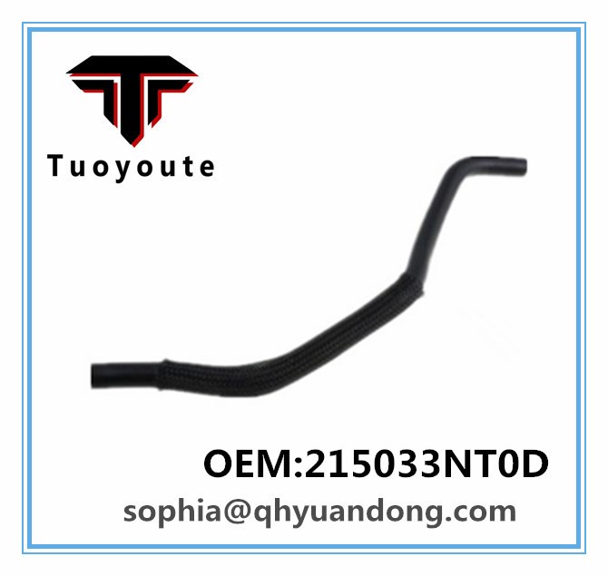 RADIATOR HOSE NISSAN OEM:215033NT0D