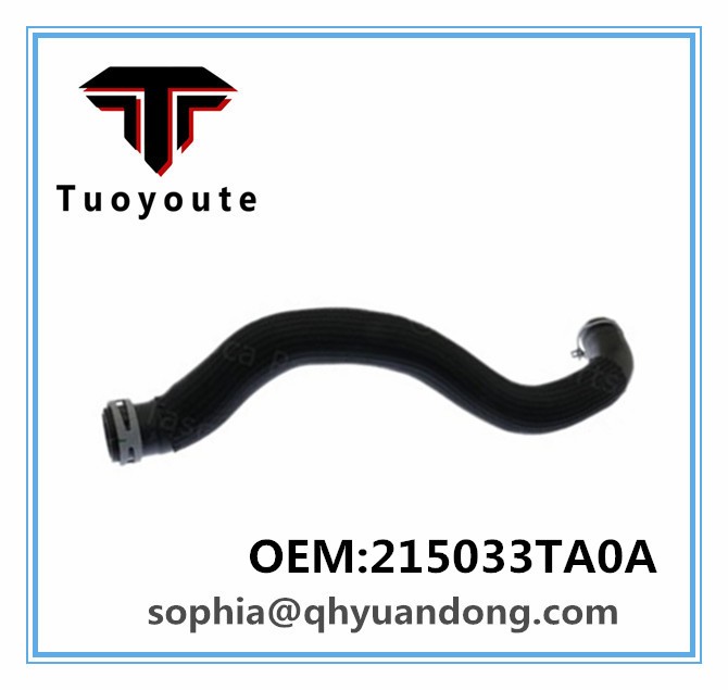 RADIATOR HOSE NISSAN OEM:215033TA0A