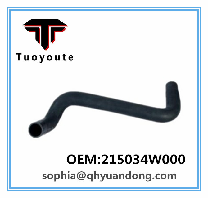 RADIATOR HOSE NISSAN OEM:215034W000