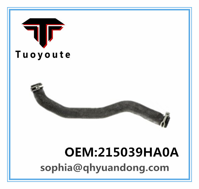 RADIATOR HOSE NISSAN OEM:215039HA0A