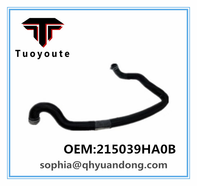 RADIATOR HOSE NISSAN OEM:215039HA0B