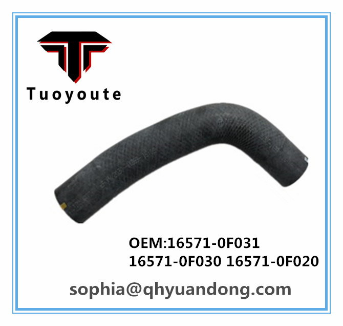 RADIATOR HOSE TOYOTA OEM 16571-0F031 16571-0F030 16571-0F020