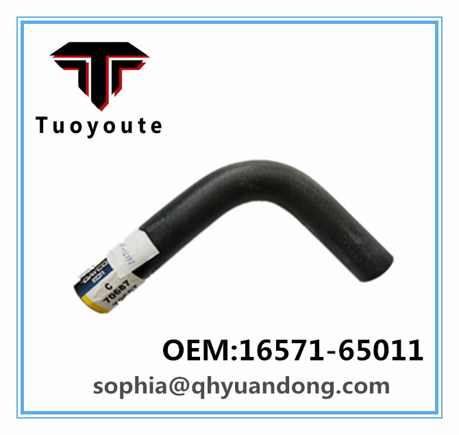 RADIATOR HOSE TOYOTA OEM:16571-65011