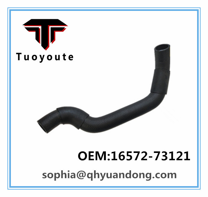 RADIATOR HOSE TOYOTA OEM：16572-73121