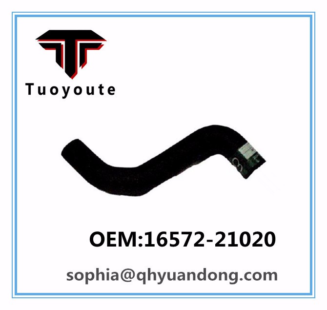 Radiator hose GG TOYOTA OEM:16572-21020 1657221020 