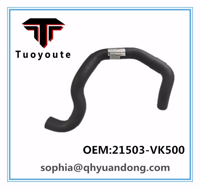 Radiator hose NISSAN OEM:21503-VK500