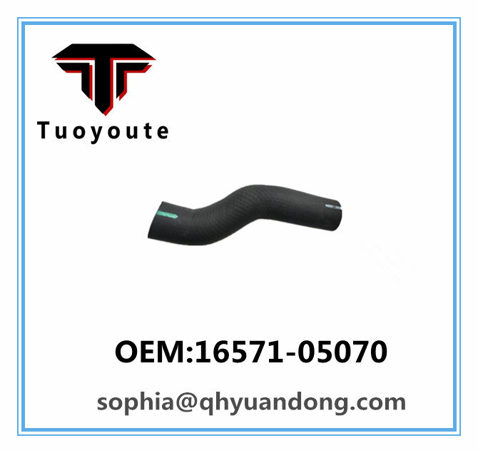 Radiator hose TOYOTA OEM:16571-05070  1657105070