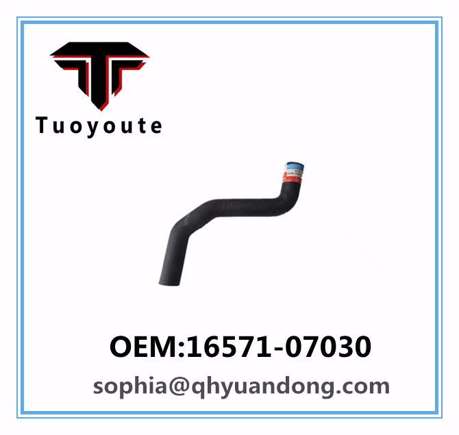 Radiator hose TOYOTA OEM:16571-07030  1657107030  