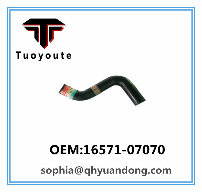 Radiator hose TOYOTA OEM:16571-07070 1657107070 