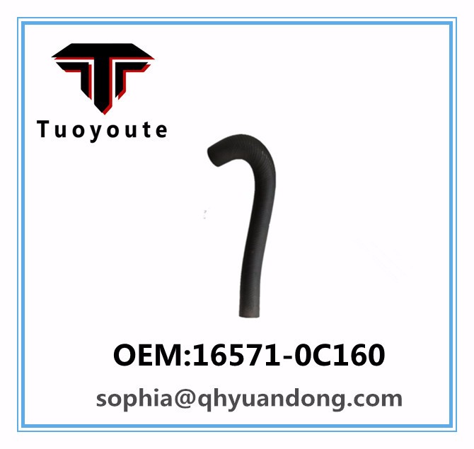 Radiator hose TOYOTA OEM:16571-0C160  165710C160