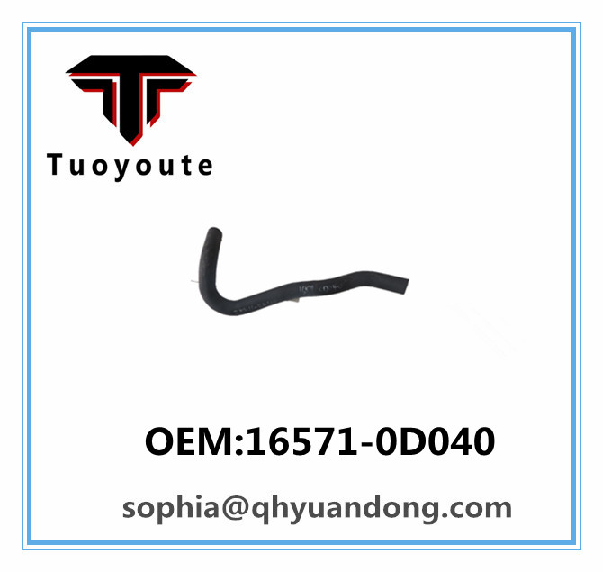 Radiator hose TOYOTA OEM:16571-0D040  165710D040