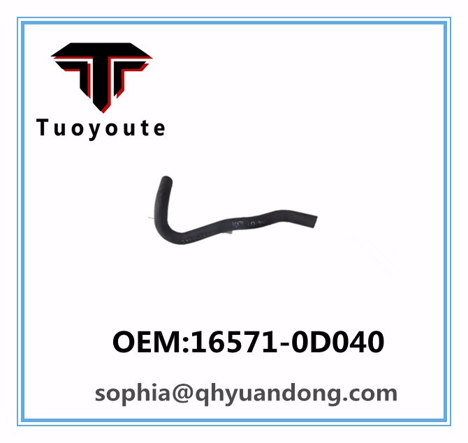 Radiator hose TOYOTA OEM:16571-0D040  165710D040