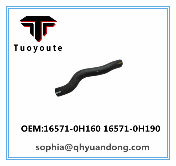 Radiator hose TOYOTA OEM:16571-0H160 16571-0H190