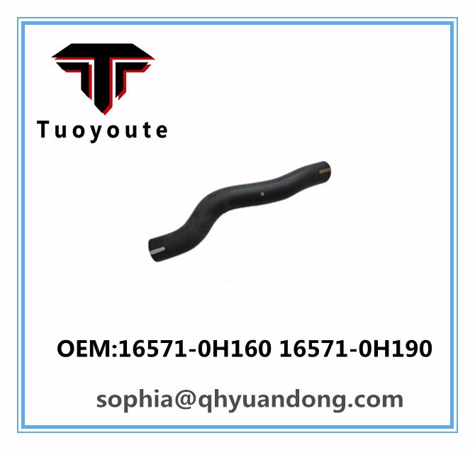 Radiator hose TOYOTA OEM:16571-0H160 16571-0H190