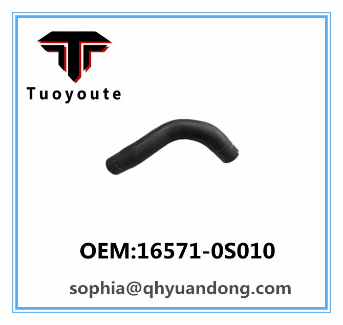 Radiator hose TOYOTA OEM:16571-0S010 165710S010 