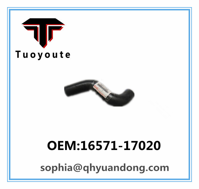 Radiator hose TOYOTA OEM:16571-17020 1657117020 