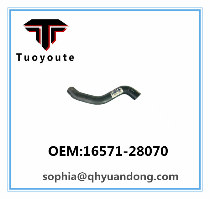 Radiator hose TOYOTA OEM:16571-28070 1657128070 