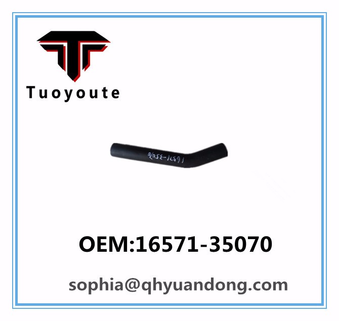 Radiator hose TOYOTA OEM:16571-35070  1657135070