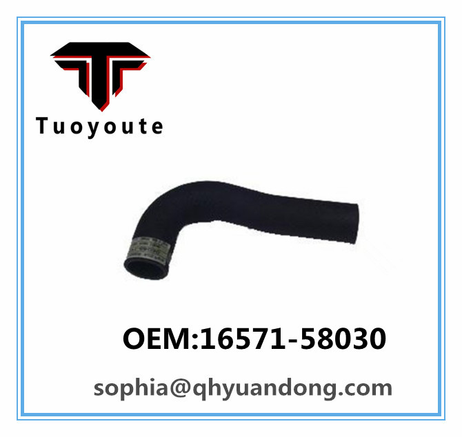 Radiator hose TOYOTA OEM:16571-58030 1657158030 