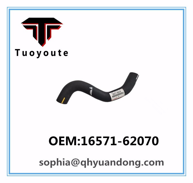 Radiator hose TOYOTA  OEM:16571-62070 1657162070 