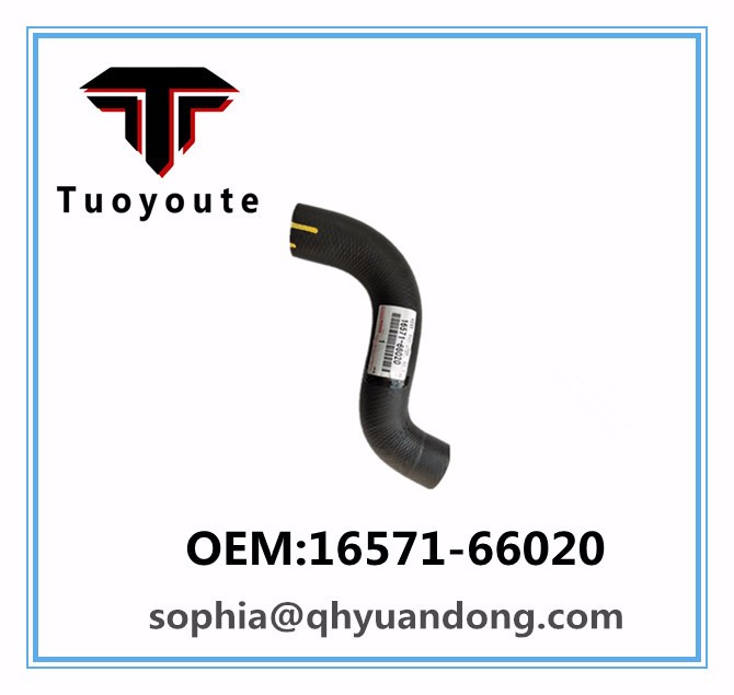 Radiator hose  TOYOTA OEM:16571-66020  1657166020