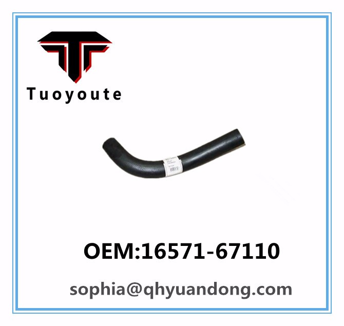 Radiator hose TOYOTA OEM:16571-67110 1657167110 