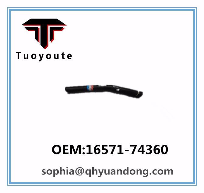 Radiator hose TOYOTA OEM:16571-74360  1657174360