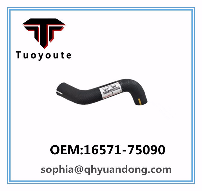 Radiator hose TOYOTA OEM:16571-75090  1657175090