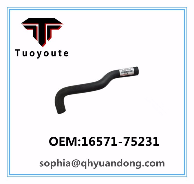 Radiator hose TOYOTA OEM:16571-75231 1657175231 