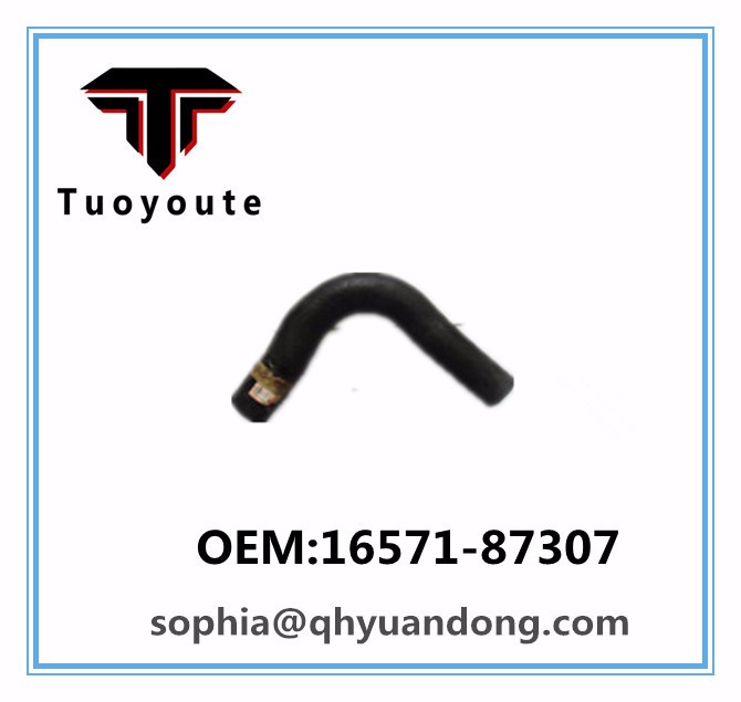 Radiator hose TOYOTA OEM:16571-87307  1657187307