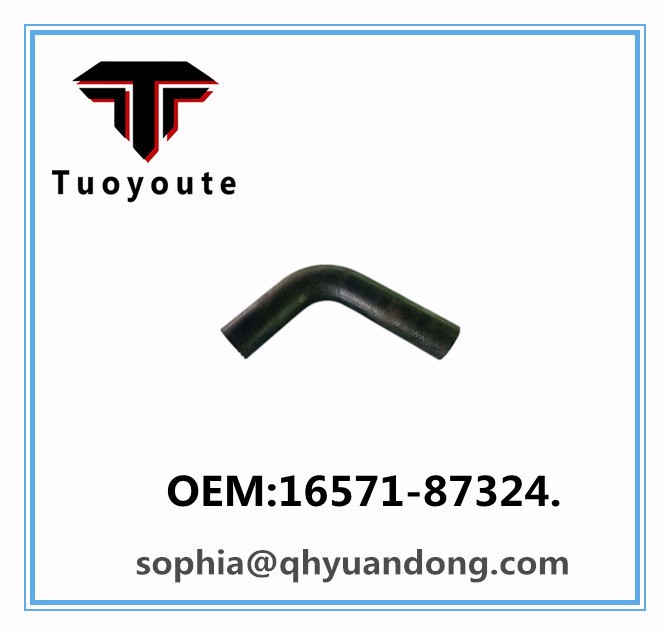 Radiator hose TOYOTA OEM:16571-87324. 1657187324.