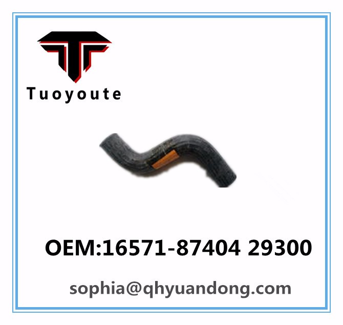 Radiator hose TOYOTA OEM:16571-87404 29300  1657187404 29300