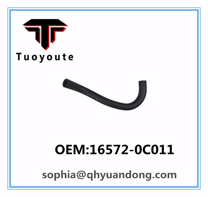 Radiator hose TOYOTA OEM:16572-0C011  165720C011