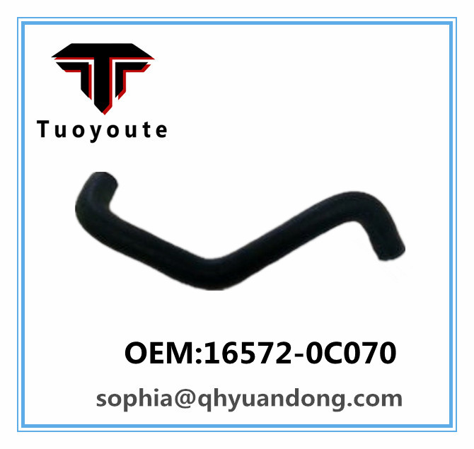 Radiator hose TOYOTA  OEM:16572-0C070  165720C070