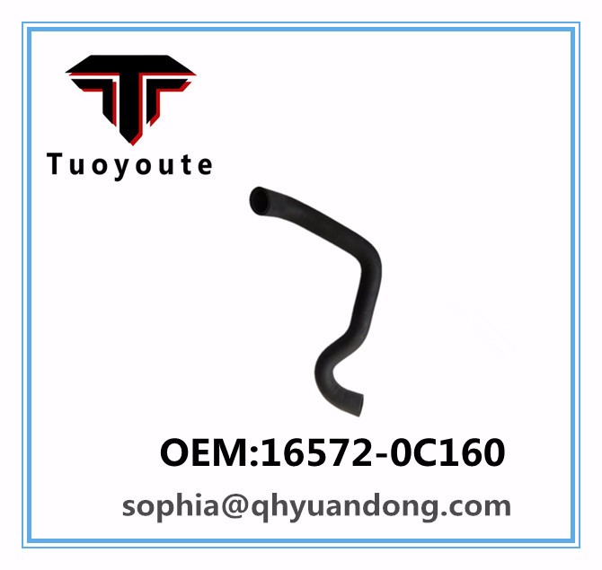 Radiator hose TOYOTA  OEM:16572-0C160  165720C160