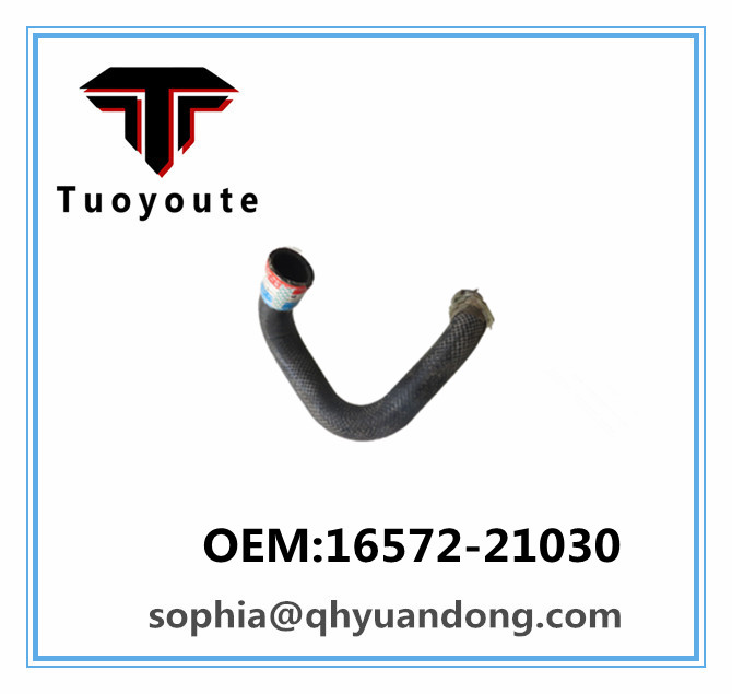 Radiator hose TOYOTA OEM:16572-21030  1657221030