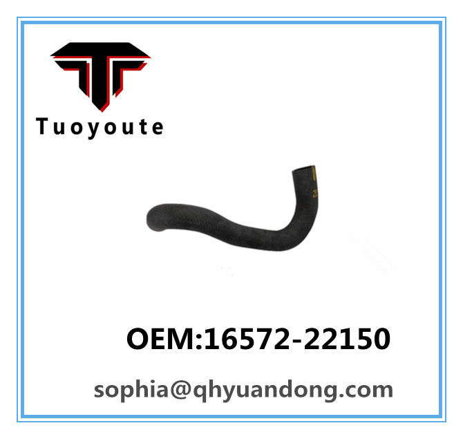 Radiator hose TOYOTA OEM:16572-22150 1657222150 