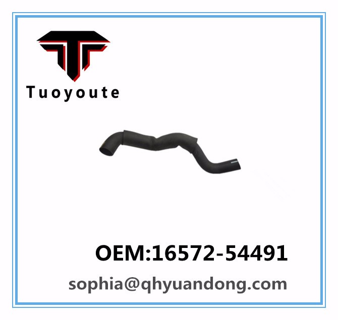 Radiator hose TOYOTA OEM:16572-54491 1657254491 