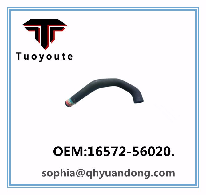 Radiator hose TOYOTA OEM:16572-56020 1657256020.