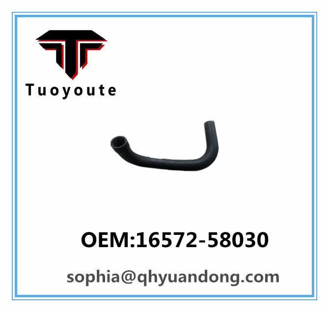 Radiator hose TOYOTA OEM:16572-58030 1657258030 